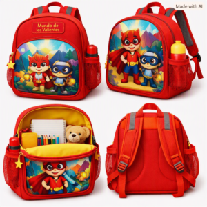 🧒🎒 Mochila Mundo de los Valientes